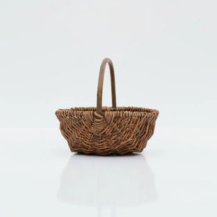 Small Beautiful Hand-Made Rustic Willow Garden Trug Basket