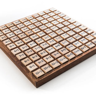 Wooden Montessori Hundred Board - Montessori Math Set