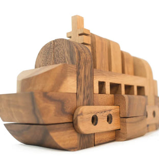 Ship Puzzle - 3D Interlocking wooden puzzle