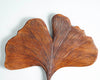 Wooden Ginkgo Leaf Wall Figurine