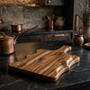 Handmade Acacia Wood Chopping Board | Sculpted Edge Wooden Cutting Board