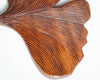 Wooden Ginkgo Leaf Wall Figurine
